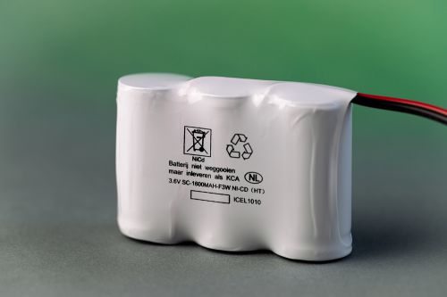 Noodverlichting accu 3.6V - 1.6 Ah NiCd SBS Noodverlichting accu 3.6V - 1.6 Ah NiCd SBS