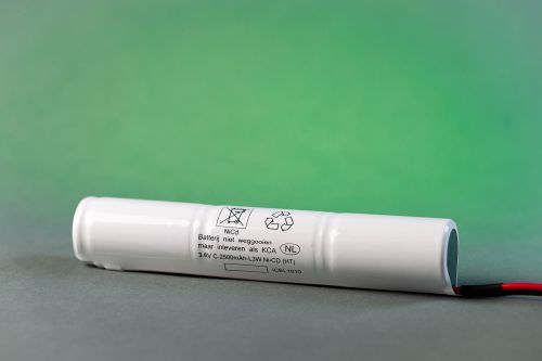 Noodverlichting accu 3.6V - 2.5 Ah NiCd Stick Noodverlichting accu 3.6V - 2.5 Ah NiCd Stick