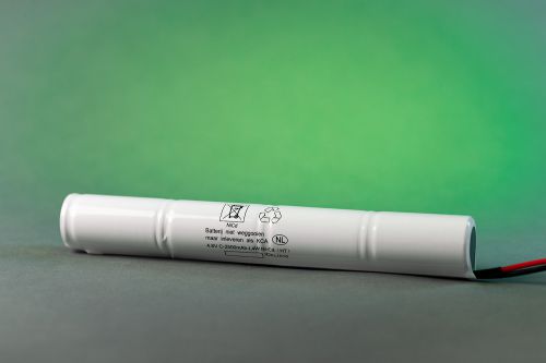 Noodverlichting accu 4.8V - 2.5 Ah NiCd Stick