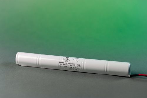 Noodverlichting accu 6.0V - 1.6 Ah NiCd Stick Noodverlichting accu 6.0V - 1.6 Ah NiCd Stick
