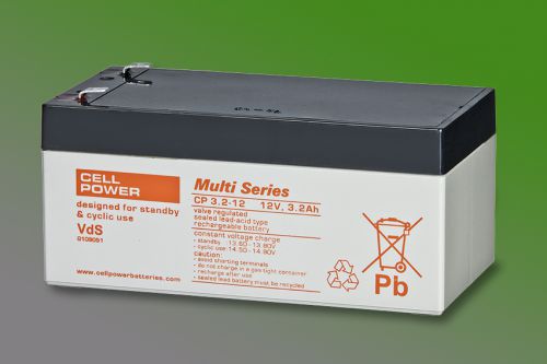 Loodaccu Cellpower 12V 3.2Ah Loodaccu Cellpower 12V 3.2Ah